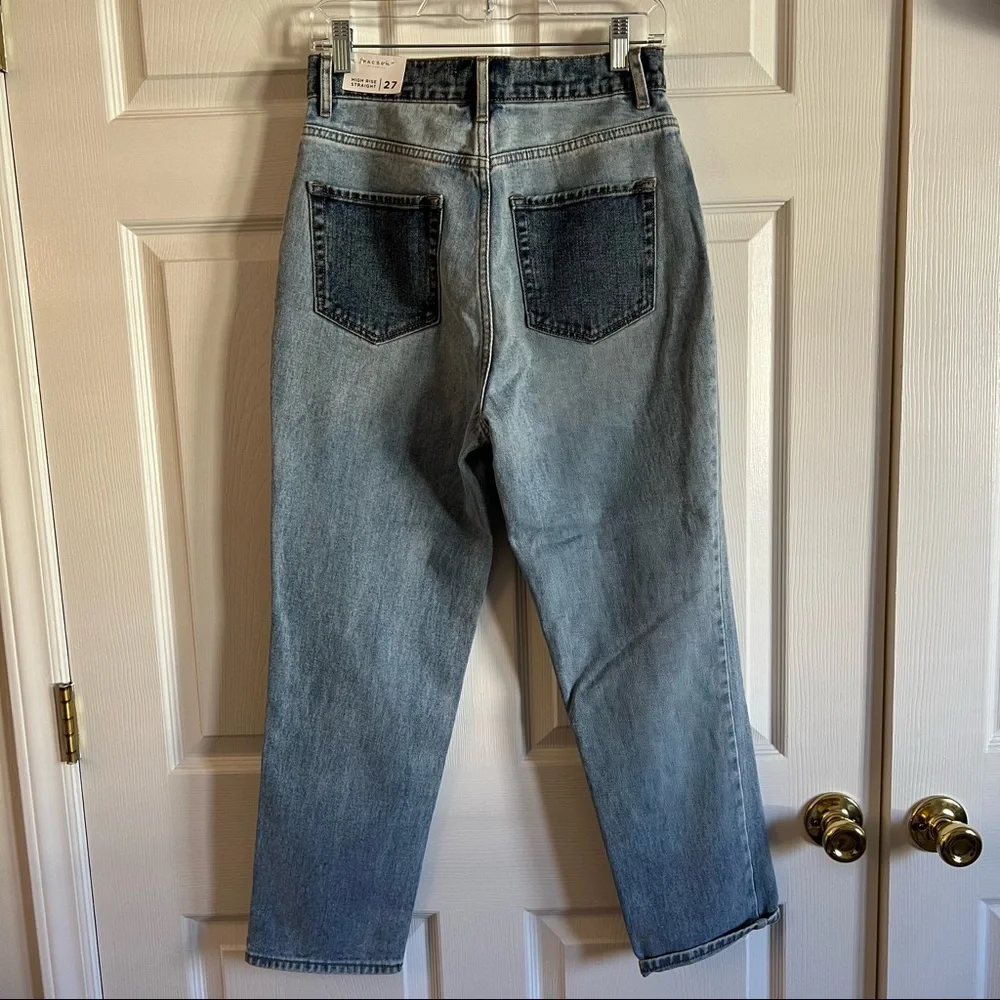 Pacsun high rise straight jeans